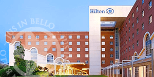Hilton hotel, bookings for #JIB14